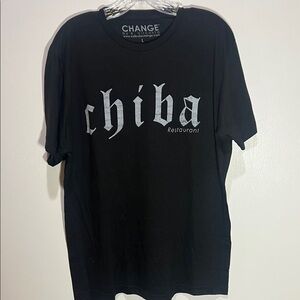 Chiba Restaurant Sushi since 1973 Black Tee Shirt